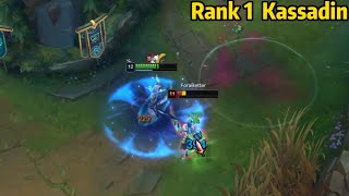 Rank 1 Kassadin This 1719LP Kassadin is DOMINATING High Elo [upl. by Yennaiv]