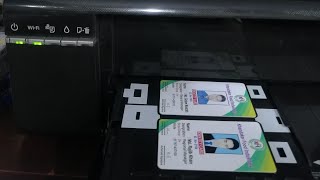 PVC Id Card Printing with Epson L805 shorts [upl. by Adimra]