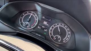 Skoda Scala 10 tsi 95 KM acceleration [upl. by Wehhtam]