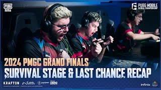 Survival Stage amp Last Chance Recap  2024 PUBG MOBILE GLOBAL CHAMPIONSHIP [upl. by Aihtnyc]