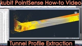 Tunnel Profile Extraction from Point Clouds in AutoCAD [upl. by Arammahs805]