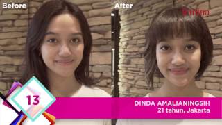 Makeover Finalis Wajah Femina 2016  Part 1 [upl. by Nuawad605]