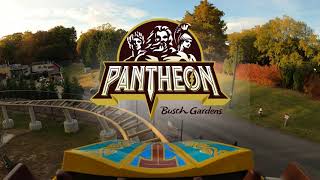 Official Pantheon POV Busch Gardens Williamsburg VA [upl. by Aisitel]