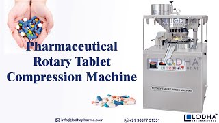 Pharmaceutical Rotary Tablet Compression Machine [upl. by Abshier219]