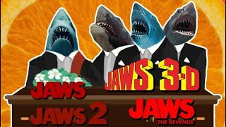 Jaws 1975 amp Jaws 2 1978 amp Jaws 3D 1983 amp Jaws The Revenge 1987  Coffin Dance Song Cover [upl. by Blaze28]