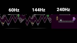 PC 60Hz VS 144Hz VS 240Hz Side By Side [upl. by Rutherfurd]