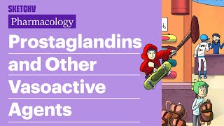 Prostaglandins and Other Vasoactive Agents Pharmacology  USMLE Step 1  Sketchy Medical [upl. by Plunkett]