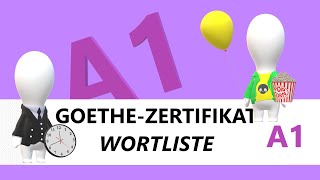 Goethe Zertifikat A1 Wortschatz Farben Jahreszeiten Monatsnamen Wochentage und Tageszeiten [upl. by Neelcaj]