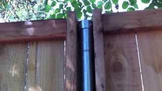 How To Build Wood Fence with Metal Posts [upl. by Scheld]