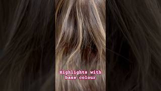 Highlights with base colour punjabisong love shortvideo beauty hairtransformation shorts [upl. by Pacificia]