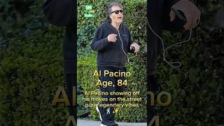 Al Pacino showing off his moves on the street – pure legendary vibes🕺✨ alpacino hollywood [upl. by Nylodnew]