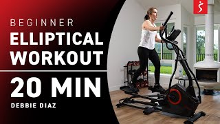 Beginner Elliptical Workout STAMINA amp STRENGTH  20 Minutes [upl. by Elise]