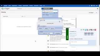 Vtiger CRM Asterisk PBX CTI Integration [upl. by Ayotak]