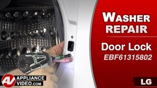 LG Washer  Door Wont Open  Door Lock Repair [upl. by Etac]