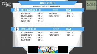 Bootle CC 1st XI v Sefton Park CC 1st XI [upl. by Uttasta]