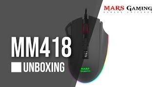 Gaming Mouse 32000 DPI  Unboxing MM418  Mars Gaming [upl. by Aved]