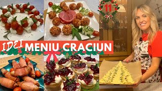 MASA DE CRACIUN MENIU 5 REȚETEAPERITIVE delicioase pentru Craciun Gătește cu mineRetete usoare [upl. by Darum]