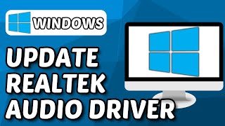 How to Update Realtek HD Audio Driver on Windows 1011 2024 [upl. by Polinski]