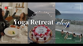 YOGA RETREAT VLOG  ISCHIA ITALY [upl. by Acebber]