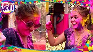 Devoleena Bhattacharjee aka Gopi Bahu Holi Celebrations [upl. by Emelita]