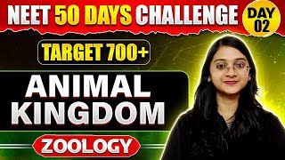 ANIMAL KINGDOM in One Shot  Zoology in Pure English 🐘  Day 2  NEET 50 Days Challenge 🔥 [upl. by Honig]