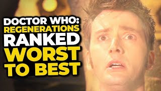 Doctor Who Every Regeneration Ranked Worst To Best [upl. by Mclain]