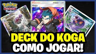 Guia Pokémon TCG Pocket  Como jogar de KOGA com WEEZING e ARBOK [upl. by Courtenay]