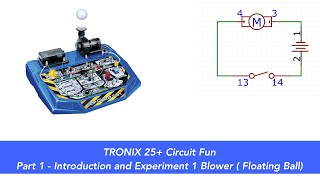 Tronex Circuit Fun Experiment 1 Blower floating ball [upl. by Yancey559]