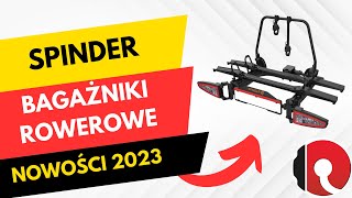 Bagażniki rowerowe na hak i dach SPINDER  Nowości 2023 [upl. by Dexter]