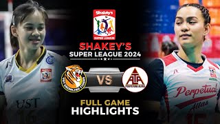 UST VS Perpetual  Shakeys Super League Preseason Championship 2024  Full Game Highlights [upl. by Dwan]