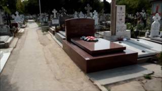 The grave of Nicolae amp Elena Ceausescu [upl. by Adiahs]