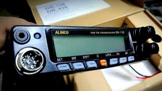 Alinco DR138 VHF base unboxing [upl. by Nohtahoj770]