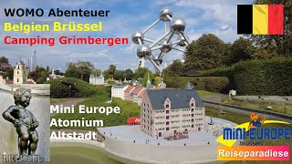 Belgien🇧🇪mit dem Wohnmobil🚐 Brüssel Camping Grimbergen🏕️Atomium Mini Europe🇪🇺Altstadt🏰 [upl. by Yendis393]