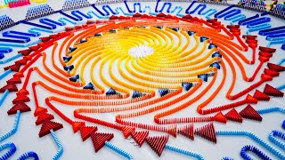 Building the COLLOSSAL Spiral in 100000 Dominoes  Destination Domino 2024 [upl. by Eednam909]