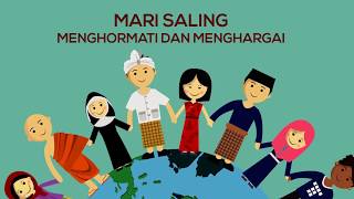 Animasi Iklan Layanan Masyarakat Satu Indonesia Bhineka Tunggal Ika Motion Graphic [upl. by Oriaj]