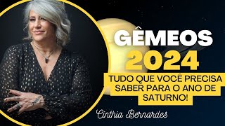 GÊMEOS 2024  O ANO DA SUA RECOMPENSA SUA VIDA SERÁ TRANSFORMADA [upl. by Dunn]