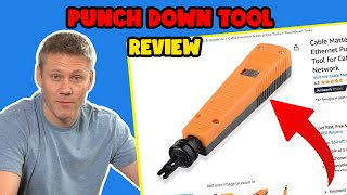 Cable Matters 110 Punch Down Tool  Honest Review networking tools [upl. by Inol639]