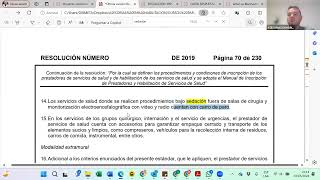 Requisitos de Sedación en Odontología  Resolución 3100 de 2019 [upl. by Siron697]