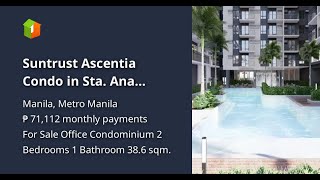 Suntrust Ascentia Condo in Sta Ana Manila [upl. by Euh]