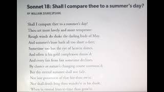 William shakespeare sonnet shakespeare sonnet 18most important sonnets of Shakespeare [upl. by Zadoc95]