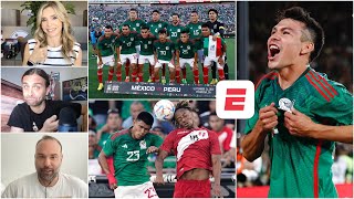 LO QUE DEJÓ el México 10 Perú ¿Convenció la selección mexicana del Tata  Exclusivos [upl. by Lalaj]