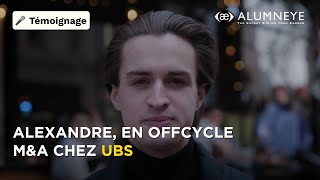 Témoignage AlumnEye  Alexandre étudiant à lESSCA et en Offcycle MampA chez UBS [upl. by Illah126]