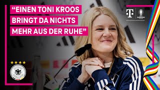 DFBPressesprecherin Franziska Wülle im Interview  UEFA EURO 2024  MAGENTA TV [upl. by Odlauso869]