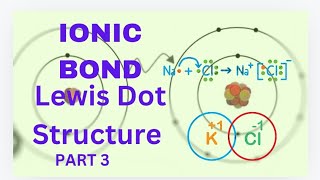 LEWIS DOT STRUCTURE OF MgCl2IONIC BONDINGPART 3 [upl. by Enomas247]