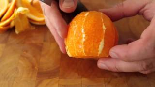 Food Wishes Recipes  How to Make Orange Supremes  Technique for Orange Supremes [upl. by Ycnalc770]