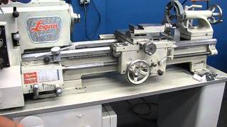 LOGAN 14quot x 30quot GEARED HEAD VARIABLE SPEED BENCH LATHE  6510H [upl. by Sidman381]