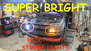 Installing WHELEN VERTEX Hideaway Strobe Lights [upl. by Ymassej829]