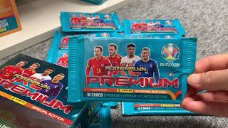 Amazing  Unboxing PREMIUM EURO 2020 box  Limited editions special cards [upl. by Neeruam]