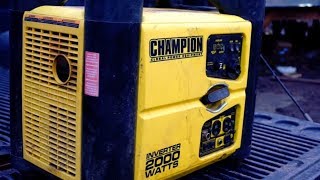 Champion Generator 1800 hr Review [upl. by Ysak]