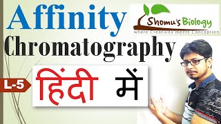 Affinity chromatography in Hindi  principle procedure and uses [upl. by Merth341]